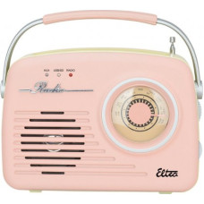 Eltra Radio LUIZA RETRO SP-11 MP3 USB SD PINK