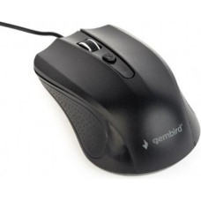 Gembird Optical mouse black USB 1.8m cable