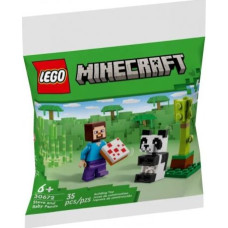 LEGO Klocki Minecraft 30672 Стив и маленькая панда