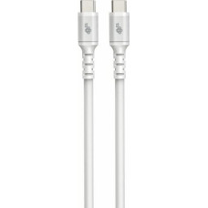 TB USB C - USB C cable 1m. silicone white
