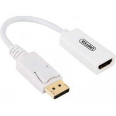 Unitek ADAPTER DISPLAYPORT TO HDMI 4K; Y-6332 WHITE
