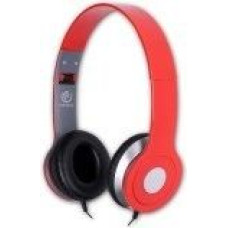 Rebeltec CITY red stereo headphone with micropho