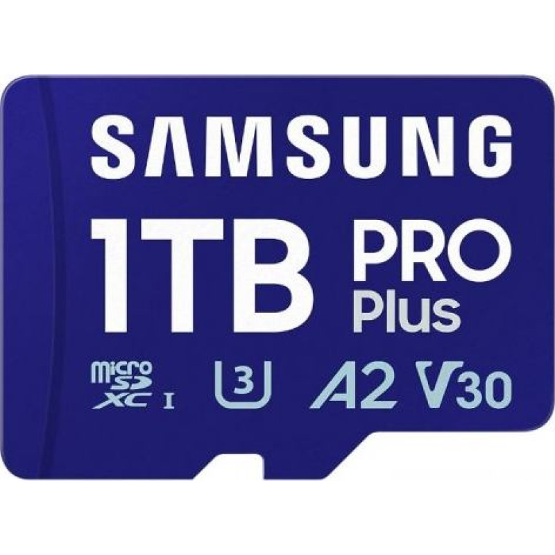 Samsung microSD Card MB-MD1T0SA/WW 1TB PRO+ + adapter MB-MD1T0SA/EU