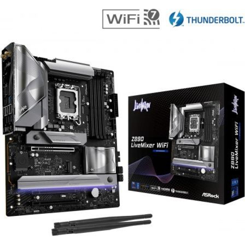 Asrock Motherboard Z890 LIVEMIXER WIFI ATX
