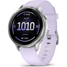 Garmin Venu 4 3.05 cm (1.2") AMOLED 41 mm Digital 390 x 390 pixels Touchscreen Silver Wi-Fi GPS (satellite)