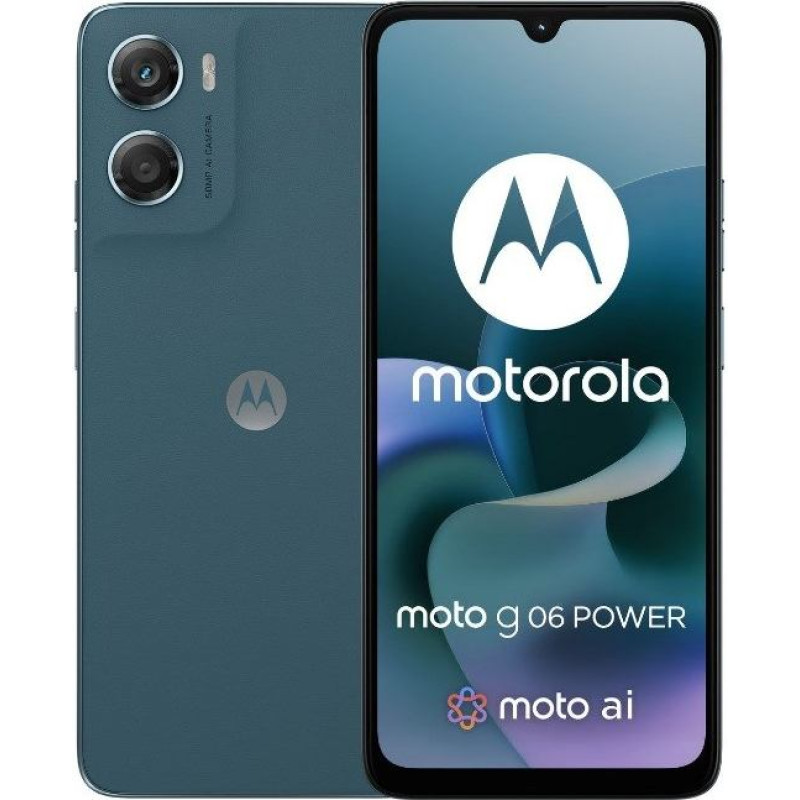 Motorola moto G06 6.88" Dual SIM Android 15 USB Type-C 4 GB 64 GB 7000 mAh Blue