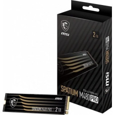 MSI SSD drive SPATIUM M480 PRO 2TB M.2 PCIe4 7400/7000MB/s