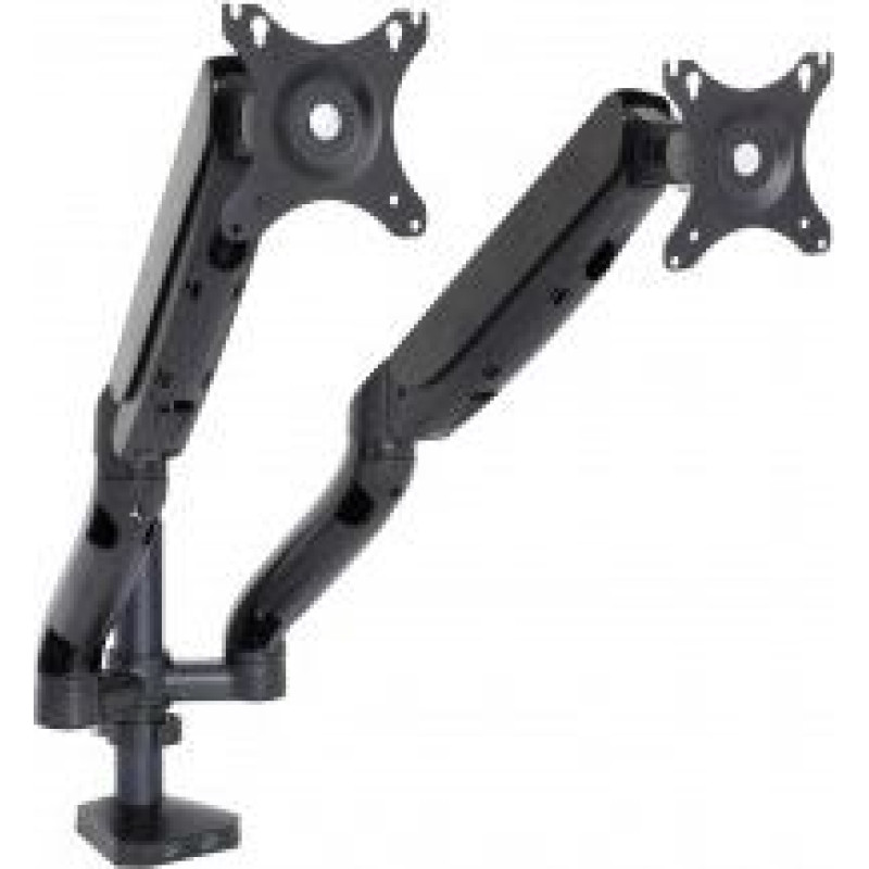 ART Desk holder for 2 LED/LCD monitors 10-32" L-18GD ART 9KG 2xUSB3.0