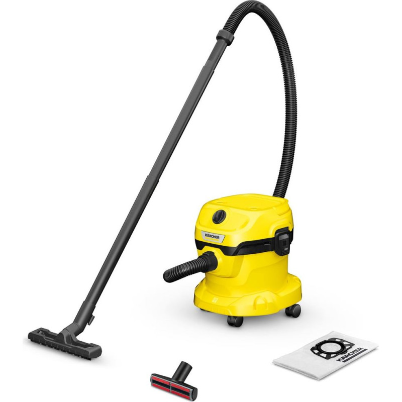 Karcher Vacuum cleaner K&auml;rcher WD 2 PLUS V-12/4/18 PET 12 l 1000 W (1.628-017.0) Black, Yellow
