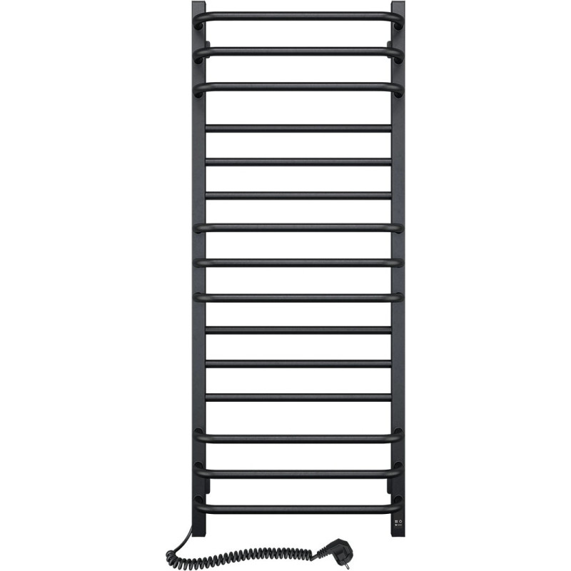 Navin Электрический полотенцесушитель Grandis 480*1200 Sensor с таймером, левый, черный, 12-208153-4812.