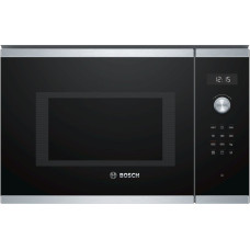 Bosch Serie 6 BEL554MS0 Built-in microwave oven with grill, 59 x 38 cm 25 L 900 W Stainless steel