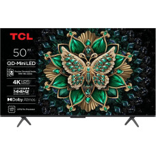 TCL Telewizor TCL 50Q6C 50'' 4K Ultra HD Smart TV Wi-Fi Metaliczny