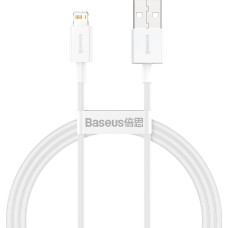 Baseus Кабель USB2.0 A штекер - IP Lightning штекер 1,0м белый Superior seeria BASEUS