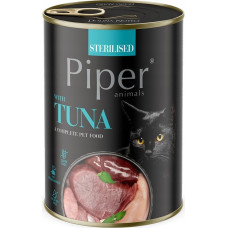 Dolina Noteci Piper Animals Sterilised with tuna - wet cat food - 400g