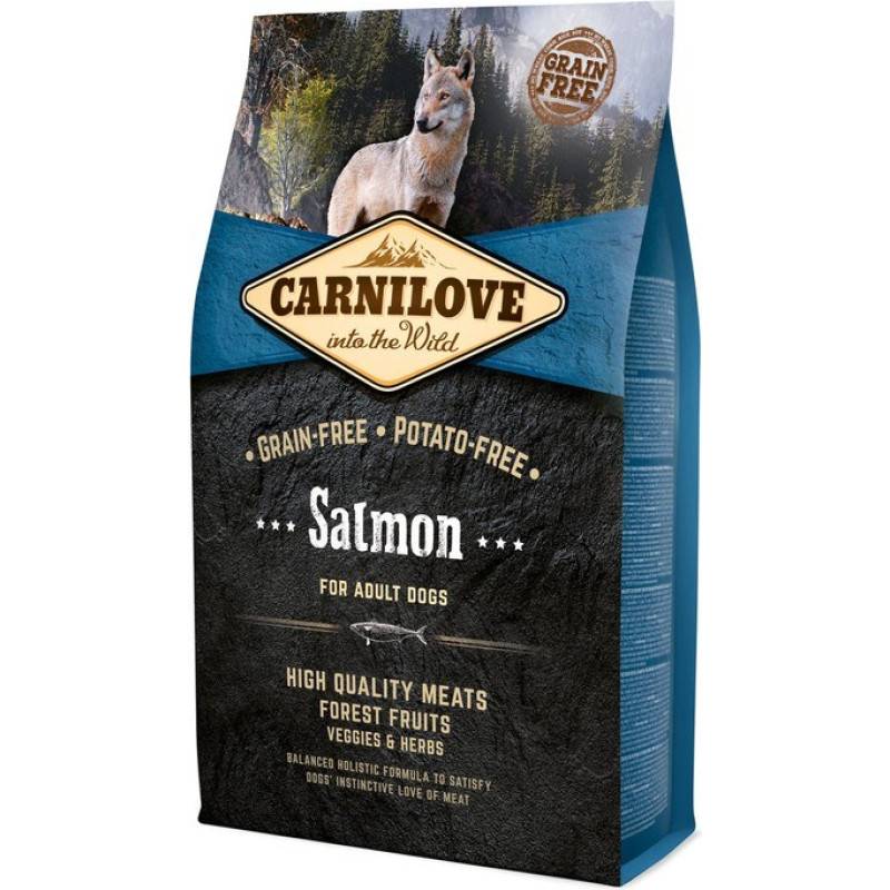 Carnilove Salmon for adults - dry dog food - 4kg