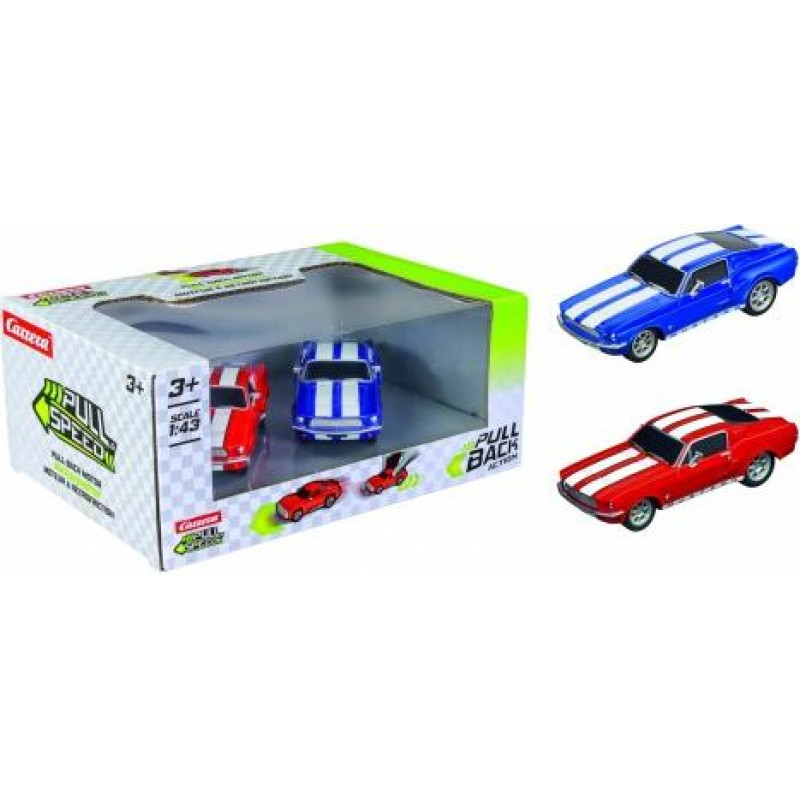 Carrera Vehicles Pull & Speed Ford Mustang 67 Twinpack