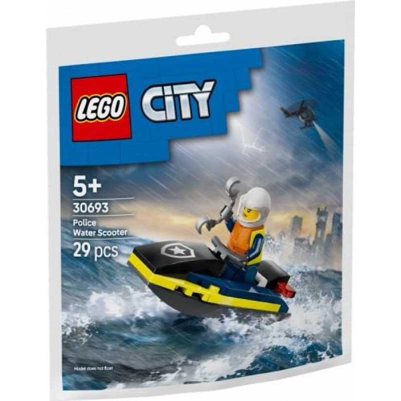 Lego Bricks City 30693 Полицейский водный скутер