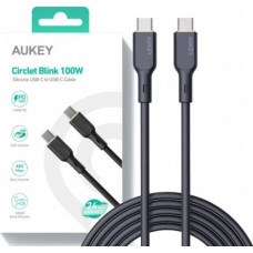 Aukey CB-SCC101 Silicon Cable USB C - USB C 1m