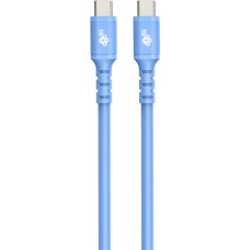 TB USB C - USB C cable 1m. silicone blue