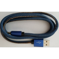 Gembird Cable Micro USB premium jeans 1 m