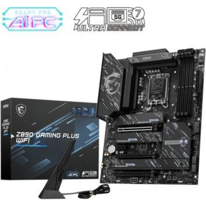 MSI Motherboard Z890 GAMING PLUS WIFI s1851 4DDR5 ATX