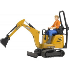 Bruder Micro excavator JCB 8010 CTS with figure