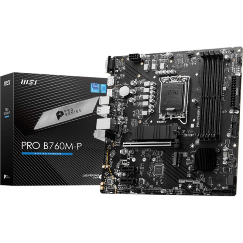 MSI PRO B760M-P motherboard Intel B760 LGA 1700 micro ATX