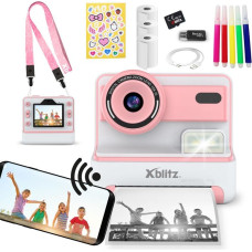 Xblitz FLASH PINK  INSTANT CAMERA WITH THERMAL PRINTER FOR CHILDREN