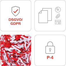 HSM Pure 630 shredder, 130 l, 4,5x30 mm