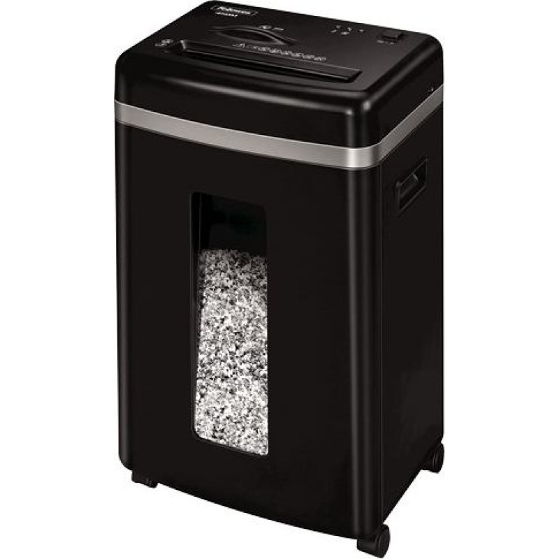 Fellowes Powershred 450M paper shredder Micro-cut shredding Black