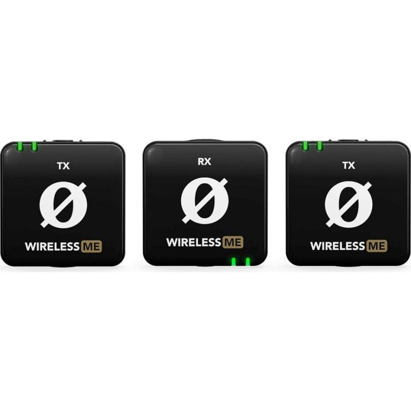 Rode R&Oslash;DE Wireless ME Dual - compact wireless microphone system with two transmitters for two-channel recording