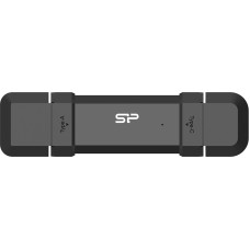 Silicon Power DS72 USB flash drive 250 GB USB Type-A / USB Type-C 3.2 Gen 2 (3.1 Gen 2) Black