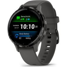 Garmin Venu 3S 3.05 cm (1.2") AMOLED 41 mm Digital 390 x 390 pixels Touchscreen Grey Wi-Fi GPS (satellite)