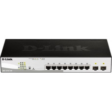 D-Link Switch DGS-1210-10P Switch 8GE PoE 2SFP