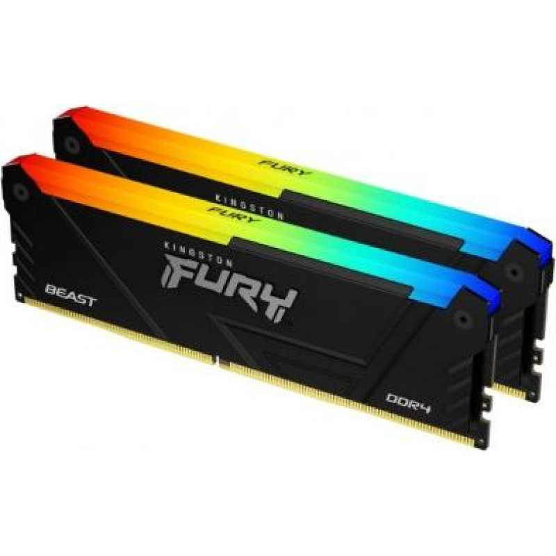 Kingston Memory DDR4 Fury Beast RGB 16GB(2* 8GB)/3200 CL16