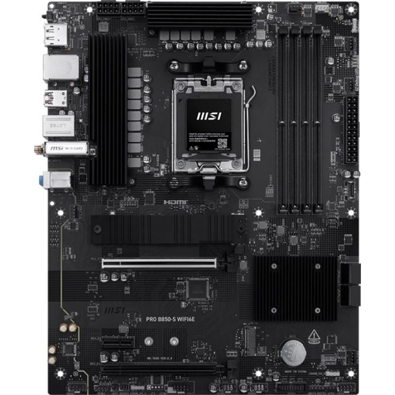 MSI PRO B850-S WIFI6E motherboard AMD B850 Socket AM5 ATX