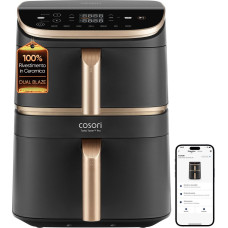 Cosori Turbo Tower Pro Smart Single 10.8 L Stand-alone 2630 W Hot air fryer Black, Gold