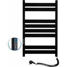 Navin Электрический полотенцесушитель Largo 500*800 Digital, правый, черный, 12-244052-5080.