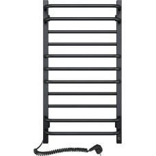 Navin Электрический полотенцесушитель Grandis 480*800, с датчиком и таймером, левый, черный, 12-208153-4880.