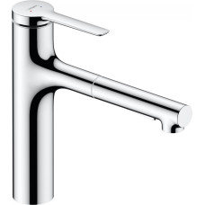 Hansgrohe Смеситель для кухонной мойки с выдвижной лейкой Zesis M33, 74801000, хром.