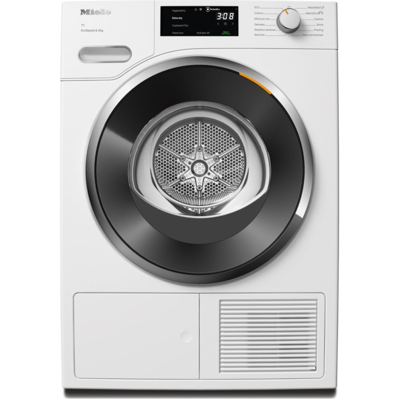 Miele Сушильная машина с тепловым насосом, T1, EcoSpeed, TWH780WP, 9 кг.
