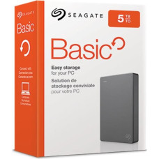 Seagate Basic external hard drive 5 TB 2.5" 3.2 Gen 1 (3.1 Gen 1) Silver
