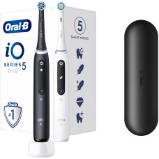 Oral-B Elektrinis dantų &scaron;epetėlis Oral-B iO5 Duo Matt Black/Quite white