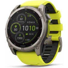 Garmin Zegarek sportowy Garmin Fenix 8 Solar Sapphire Ż&oacute;łty  (010-02907-21)