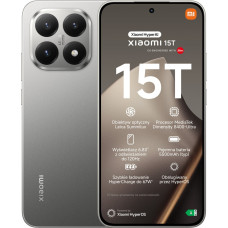 Xiaomi Smartfon Xiaomi 15T 5G 12/512GB Szary (MZB0KYHEU)