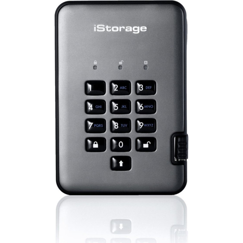 Istorage diskAshur PRO2 zewnętrzny dysk twarde 4 TB USB Typu-A 3.2 Gen 1 (3.1 Gen 1) Czarny