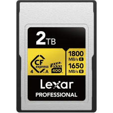 Lexar Karta Lexar Lexar CFexpress 4.0 Pro Gold, VPG400/IP68, R1800/W1650/SW1400 (Type A) 2TB