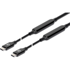 Manhattan Kabel USB Manhattan USB-C - USB-C 3 m Czarny (355964)
