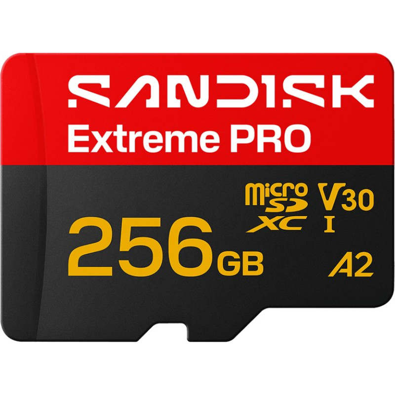 Sandisk Extreme PRO microSD UHS-I 256 GB MicroSDHC