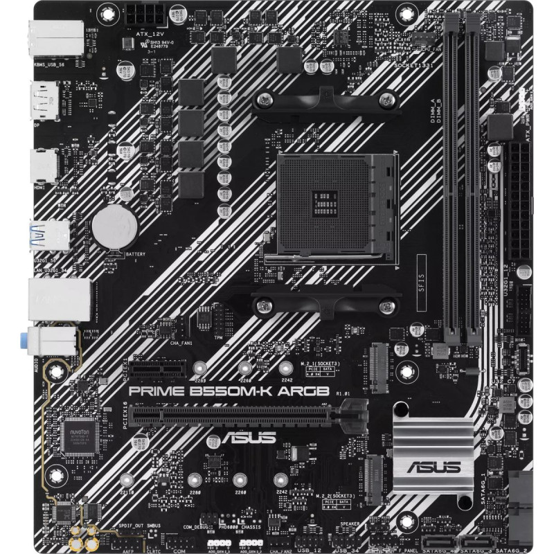 Asus Płyta gł&oacute;wna Asus B550M-K ARGB